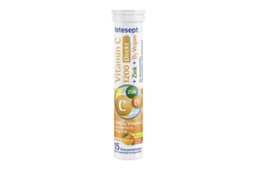 tetesept Vitamin C 1200 + D3 +Zink Brausetabletten x15 STK, A-Nr.: 6007109 - 01