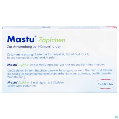 +mastu Zaepfchen +haemorrhoiden 10st, A-Nr.: 5646936 - 01