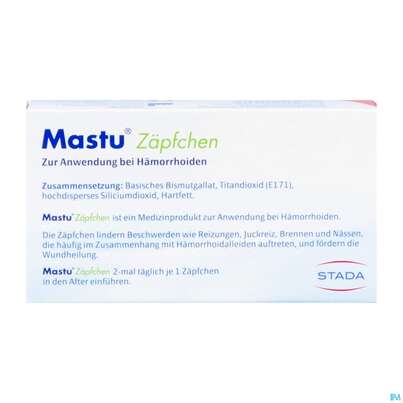 +mastu Zaepfchen +haemorrhoiden 10st, A-Nr.: 5646936 - 04