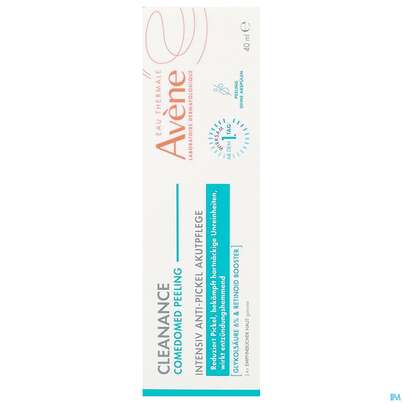 Sie sehen eine Packung Avene Cleanance Comedomed Intensiv Anti-pickel Akutpflege 40ml, Produktbild: 03 Avene Cleanance Comedomed Intensiv Anti-pickel Akutpflege 40ml, A-Nr.: 5899040 - 03