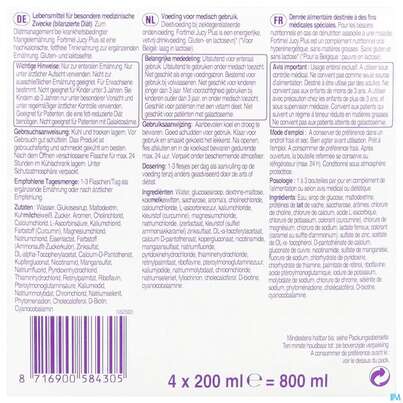 Sie sehen eine Packung Fortimel/jucy Plus Fluessig 200ml Birne Holunder 4st, Produktbild: 05 Fortimel/jucy Plus Fluessig 200ml Birne Holunder 4st, A-Nr.: 5808528 - 05