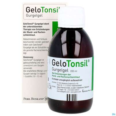 Gelotonsil Gurgelgel 200ml, A-Nr.: 5911255 - 10