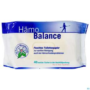 Haemo Balance Feuchtigkeits- Reinigungstuecher Nachfüllung 40st, A-Nr.: 3151768 - 01