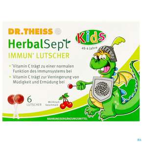 Immun Lutscher Kids -dr.theiss Herbalsept 6st, A-Nr.: 5947862 - 01