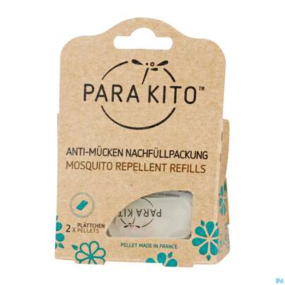 Sie sehen eine Packung Insektenschutz Para Kito Nachfuellpastille -vit 1st, Produktbild: 02 Insektenschutz Para Kito Nachfuellpastille -vit 1st, A-Nr.: 4516574 - 02