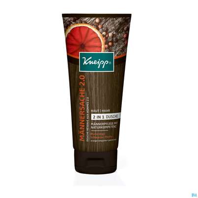 Sie sehen eine Packung Kneipp Aroma/pflegedusche Maennersache 2.0 200ml, Produktbild: 01 Kneipp Aroma/pflegedusche Maennersache 2.0 200ml, A-Nr.: 4354249 - 01