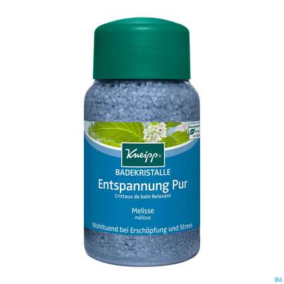 Sie sehen eine Packung Kneipp Badekristalle Entspannung Pur Melisse 600g, Produktbild: 01 Kneipp Badekristalle Entspannung Pur Melisse 600g, A-Nr.: 3208445 - 01
