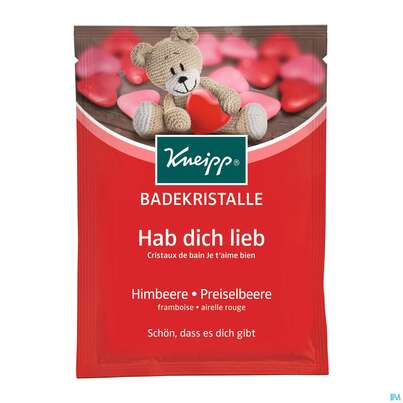 Sie sehen eine Packung Kneipp Badekristalle Hab Dich Lieb 60g, Produktbild: 02 Kneipp Badekristalle Hab Dich Lieb 60g, A-Nr.: 4399016 - 02