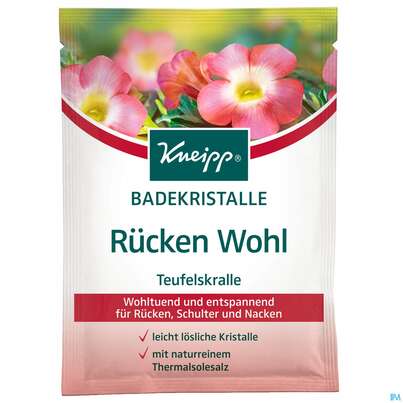 Sie sehen eine Packung Kneipp Badekristalle Rueckenwohl 60g, Produktbild: 02 Kneipp Badekristalle Rueckenwohl 60g, A-Nr.: 3884152 - 02