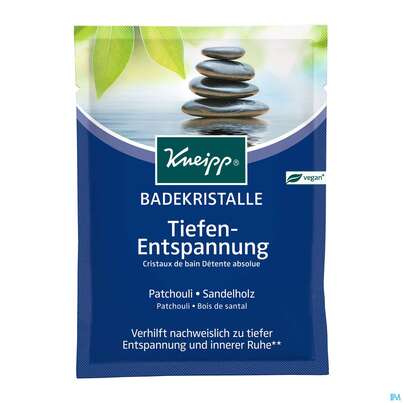 Sie sehen eine Packung Kneipp Badekristalle Tiefenentspannung 91545 60g, Produktbild: 01 Kneipp Badekristalle Tiefenentspannung 91545 60g, A-Nr.: 4899026 - 01