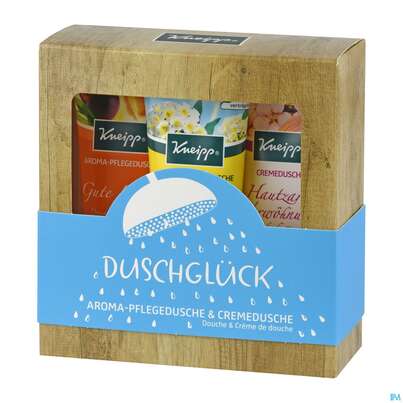 Sie sehen eine Packung Kneipp Geschenkpackung Duschglueck 3x 75ml 91530 1pk, Produktbild: 02 Kneipp Geschenkpackung Duschglueck 3x 75ml 91530 1pk, A-Nr.: 4899730 - 02