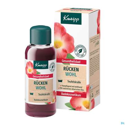 Sie sehen eine Packung Kneipp Gesundheitsbad Rueckenwohl 100ml, Produktbild: 02 Kneipp Gesundheitsbad Rueckenwohl 100ml, A-Nr.: 3477352 - 02