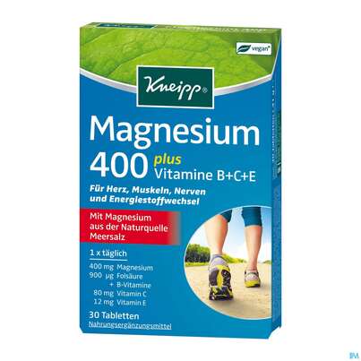 Magnesium Tabl 400 +folsaeure 30st, A-Nr.: 3434957 - 01