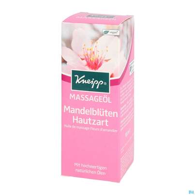 Sie sehen eine Packung Massage Oel Kneipp Mandelbluete 100ml, Produktbild: 02 Massage Oel Kneipp Mandelbluete 100ml, A-Nr.: 3161850 - 02