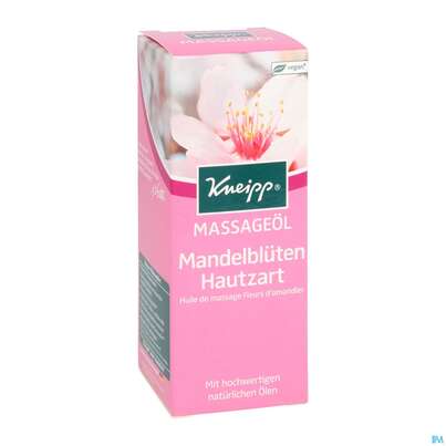 Sie sehen eine Packung Massage Oel Kneipp Mandelbluete 100ml, Produktbild: 03 Massage Oel Kneipp Mandelbluete 100ml, A-Nr.: 3161850 - 03