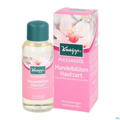 Sie sehen eine Packung Massage Oel Kneipp Mandelbluete 100ml, Produktbild: 04 Massage Oel Kneipp Mandelbluete 100ml, A-Nr.: 3161850 - 04