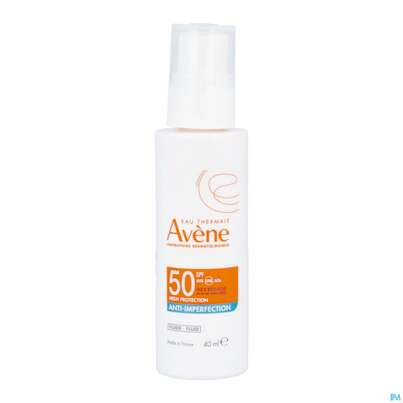 Sie sehen eine Packung Sonnenprodukte Avene Anti-imperfection Fluid Spf50 40ml, Produktbild: 11 Sonnenprodukte Avene Anti-imperfection Fluid Spf50 40ml, A-Nr.: 5899169 - 11