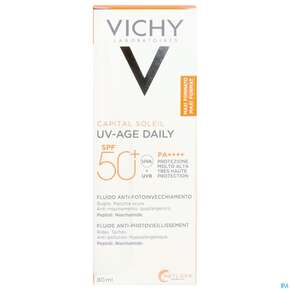 Sonnenprodukte Vichy/capital Soleil Uv-age Daily Lsf 50+ 80ml, A-Nr.: 5893356 - 01