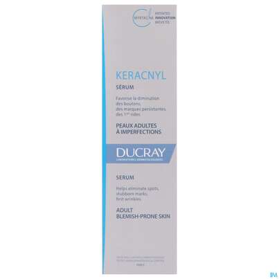 Sie sehen eine Packung Ducray Keracnyl Serum 30ml, Produktbild: 02 Ducray Keracnyl Serum 30ml, A-Nr.: 5564411 - 02