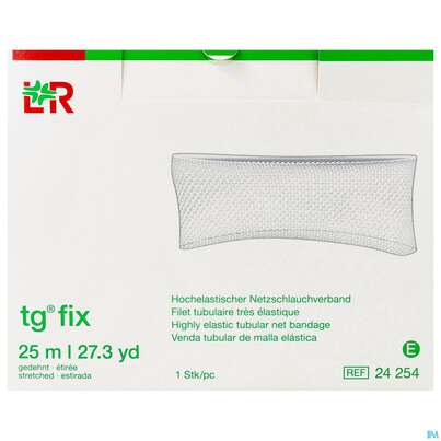Sie sehen eine Packung Schlauchverband Tg/fix Netz Gr E Rumpf Gr, Huefte Achselhoehle 25m, Produktbild: 02 Schlauchverband Tg/fix Netz Gr E Rumpf Gr, Huefte Achselhoehle 25m, A-Nr.: 2245964 - 02