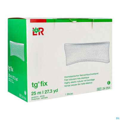 Sie sehen eine Packung Schlauchverband Tg/fix Netz Gr E Rumpf Gr, Huefte Achselhoehle 25m, Produktbild: 03 Schlauchverband Tg/fix Netz Gr E Rumpf Gr, Huefte Achselhoehle 25m, A-Nr.: 2245964 - 03