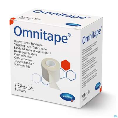 Sie sehen eine Packung Omnitape 10mx 3,75cm 1st, Produktbild: 03 Omnitape 10mx 3,75cm 1st, A-Nr.: 1520339 - 03