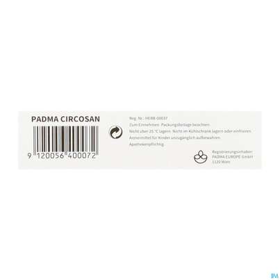Sie sehen eine Packung Padma Circosan Kapseln 60st, Produktbild: 06 Padma Circosan Kapseln 60st, A-Nr.: 3780872 - 06