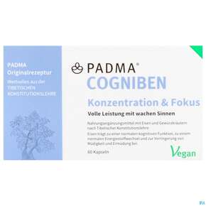 Padma Kapseln Cogniben Konzentration 60st, A-Nr.: 5664466 - 01