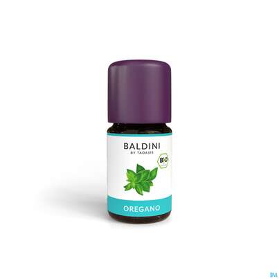 Sie sehen eine Packung Taoasis Baldini Bio-aroma Oreganoöl Bio 5ml, Produktbild: 01 Taoasis Baldini Bio-aroma Oreganoöl Bio 5ml, A-Nr.: 4375777 - 01