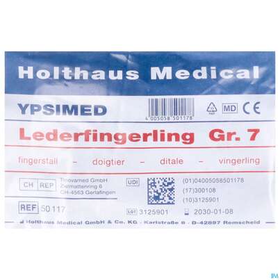 Sie sehen eine Packung Fingerlinge Leder/pharmag Gr 7 1st, Produktbild: 02 Fingerlinge Leder/pharmag Gr 7 1st, A-Nr.: 2679237 - 02