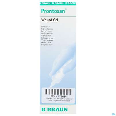 Sie sehen eine Packung Prontosan Wundreinigungsgel -tam 30ml, Produktbild: 01 Prontosan Wundreinigungsgel -tam 30ml, A-Nr.: 4736844 - 01