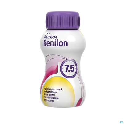 Sie sehen eine Packung Renilon 125ml Vitalflasche 7.5 Aprikose 4st, Produktbild: 07 Renilon 125ml Vitalflasche 7.5 Aprikose 4st, A-Nr.: 4119749 - 07