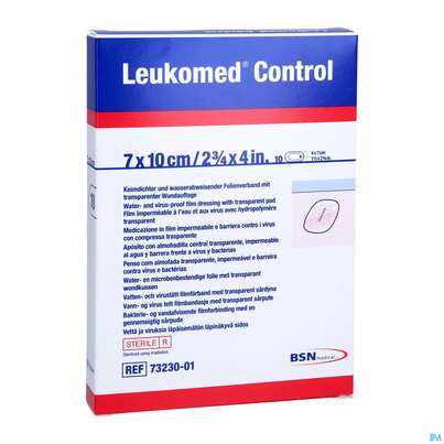 Wundverband Leukomed/control Transparent 7x10cm 7323001 10st, A-Nr.: 4387562 - 02