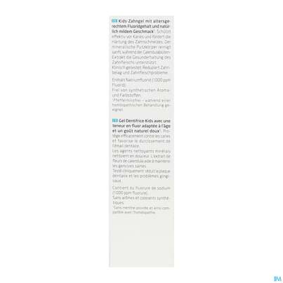 Sie sehen eine Packung Zahngel Weleda Mit Fluorid Kids 50ml, Produktbild: 03 Zahngel Weleda Mit Fluorid Kids 50ml, A-Nr.: 5908655 - 03