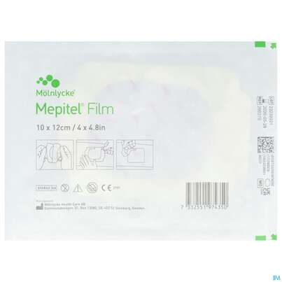Wundverband Mepitel Film Silikonfolienverband 10x 12cm 1st, A-Nr.: 4042030 - 02