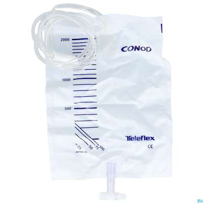 Sie sehen eine Packung Urinbeutel Ruesch/bett 2000ml +schlauch/unsteril T-tap Ablasshahn 130cmnr 85 1st, Produktbild: 02 Urinbeutel Ruesch/bett 2000ml +schlauch/unsteril T-tap Ablasshahn 130cmnr 85 1st, A-Nr.: 3471591 - 02