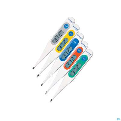 Sie sehen eine Packung Thermometer-fieber Digital Geratherm Color 1st, Produktbild: 04 Thermometer-fieber Digital Geratherm Color 1st, A-Nr.: 3253724 - 04