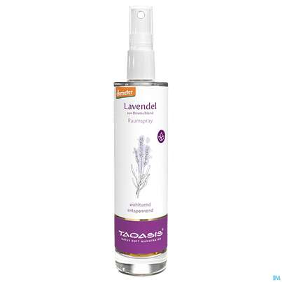 Sie sehen eine Packung Taoasis Raumspray Lavendel Deutschland Bio 50ml, Produktbild: 01 Taoasis Raumspray Lavendel Deutschland Bio 50ml, A-Nr.: 5576414 - 01