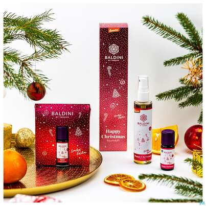 Sie sehen eine Packung Taoasis Baldini Raumspray Happy Christmas 50ml, Produktbild: 05 Taoasis Baldini Raumspray Happy Christmas 50ml, A-Nr.: 5374455 - 05