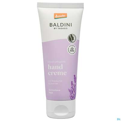 Sie sehen eine Packung Taoasis Baldini Handreme Dem Lavendel 75ml, Produktbild: 02 Taoasis Baldini Handreme Dem Lavendel 75ml, A-Nr.: 5942965 - 02