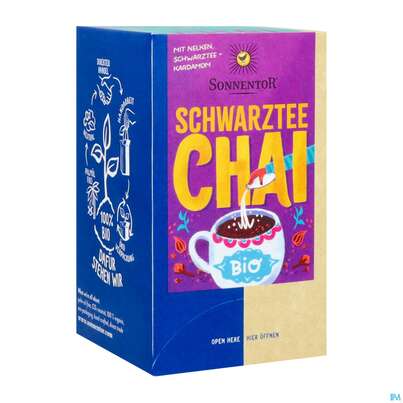 Sonnentor Tee/aufgussbeutel Bio Schwarztee Chai 02341 18st, A-Nr.: 5913320 - 02