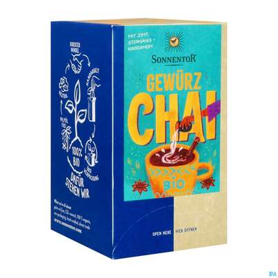 Sonnentor Tee/aufgussbeutel Bio Gewuerz Chai 02339 18st, A-Nr.: 5913202 - 02