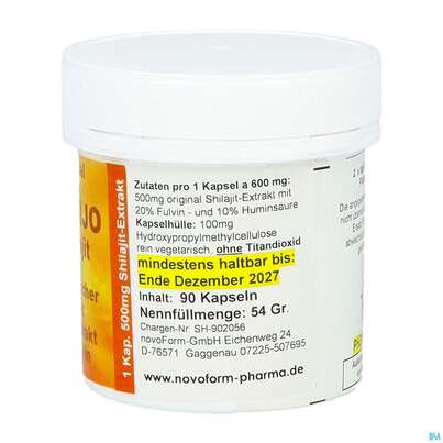 Shilajit-mumijo Extrakt Kapseln 90st, A-Nr.: 5869524 - 08