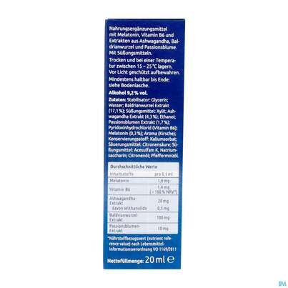 Melatonin Einschlaf/tropfen Intensiv Dr.theiss 20ml, A-Nr.: 5911551 - 08