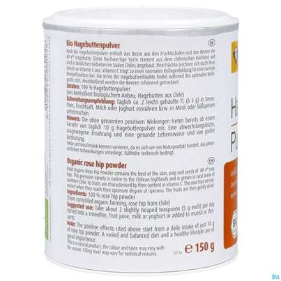 Hagebutten Pulver Bio Raab 150g, A-Nr.: 5870438 - 07