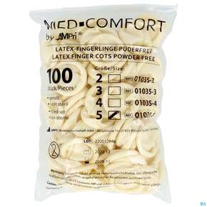 Fingerlinge Eurohelp Latex Kondom Gerollt Gr 5 100st, A-Nr.: 2370267 - 01