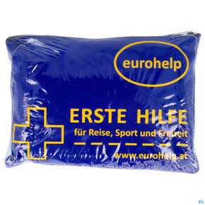 Erste Hilfe Eurohelp Mobiles Reiseset/sport Gr.185x130mm Blau +inha 1st, A-Nr.: 3840947 - 01