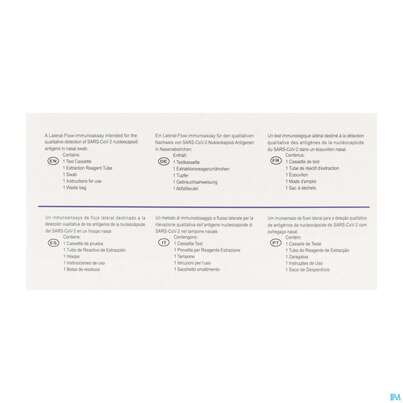 Sie sehen eine Packung Diagnostika U.zubehoer Clungene Covid19 Selbsttest 1st, Produktbild: 04 Diagnostika U.zubehoer Clungene Covid19 Selbsttest 1st, A-Nr.: 5911226 - 04