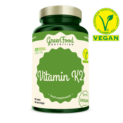 GreenFood Nutrition Vitamin K2 VITAL® DELTA 60 Kapseln, A-Nr.: 5833816 - 01