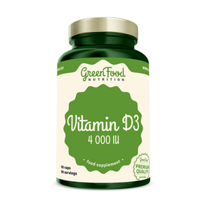 GreenFood Nutrition Vitamin D3 4000IU 90 Kapsel, A-Nr.: 6004358 - 01